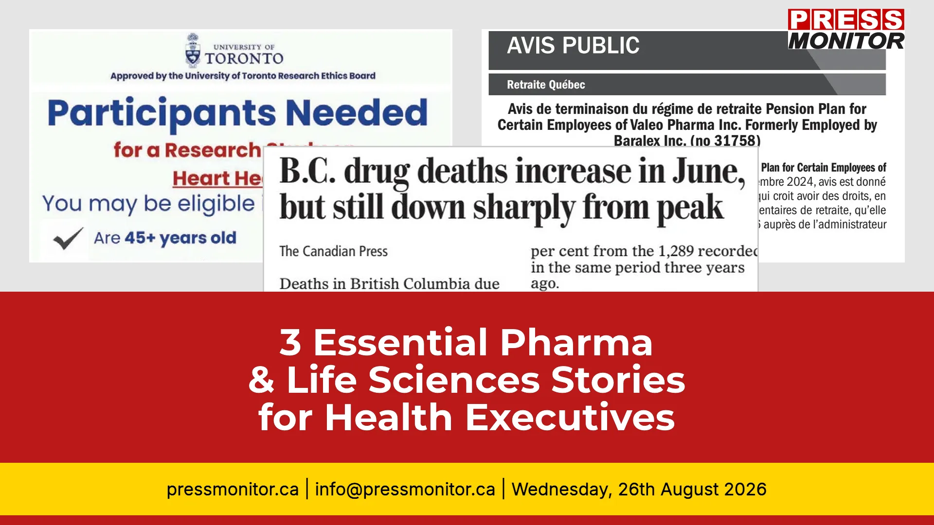 3 Essential Pharmaceuticals & Life Sciences Stories for Health Executives