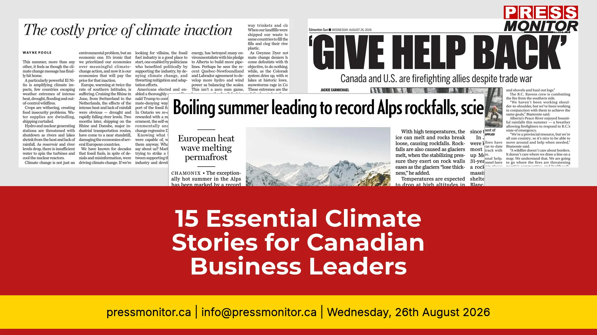 15 Essential Climate Stories for Canadian Business Leaders
