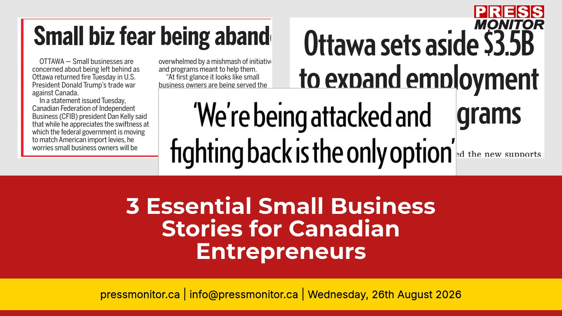 3 Essential Small Business Stories for Canadian Entrepreneurs