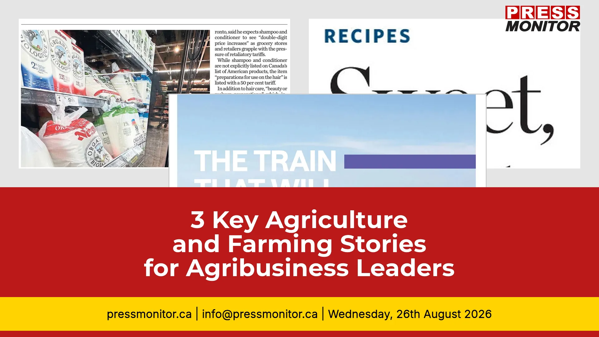 3 Key Agriculture and Farming Stories for Agribusiness Leaders