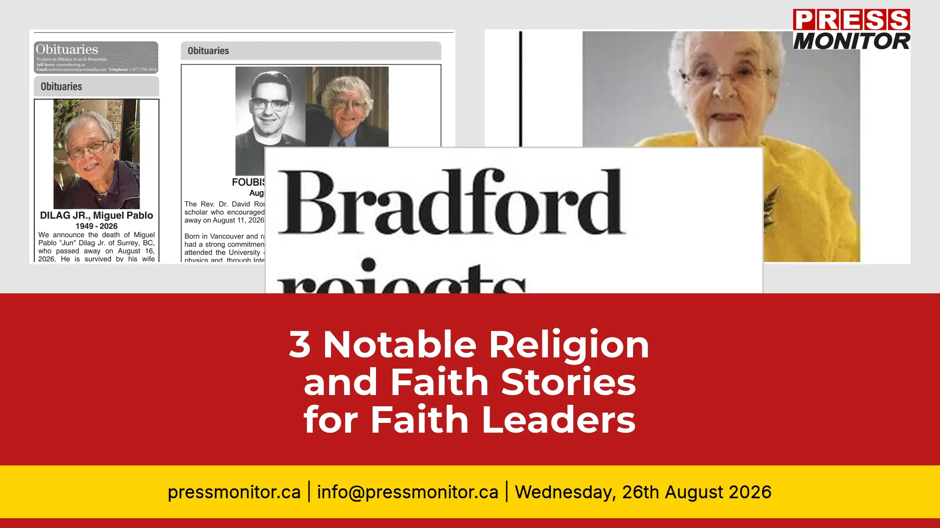 3 Notable Religion and Faith Stories for Faith Leaders