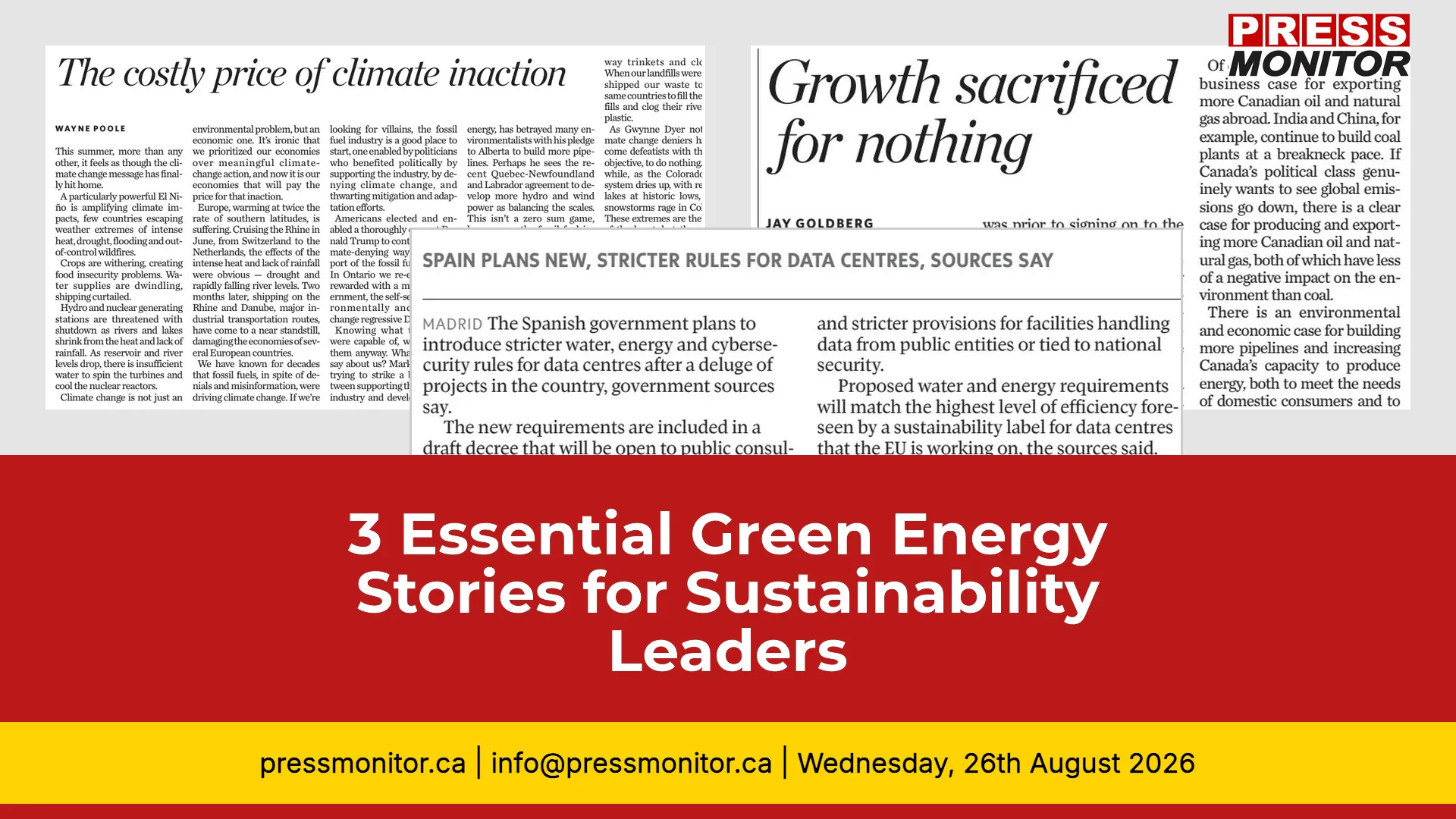3 Essential Green Energy Stories for Sustainability Leaders