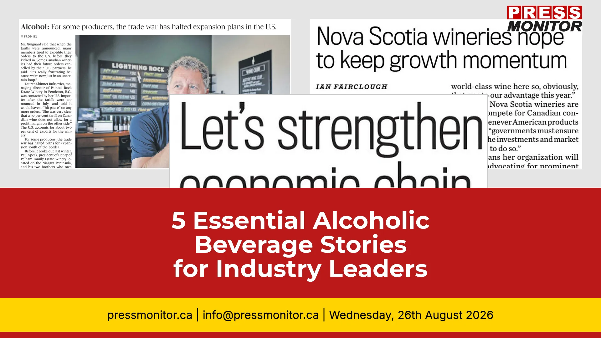 5 Essential Alcoholic Beverage Stories for Industry Leaders