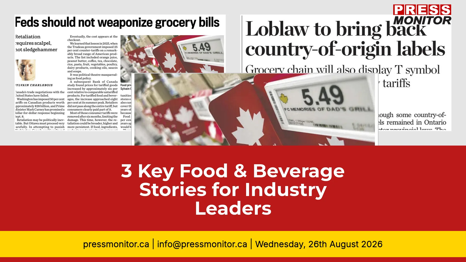 3 Key Food & Beverage Stories for Industry Leaders