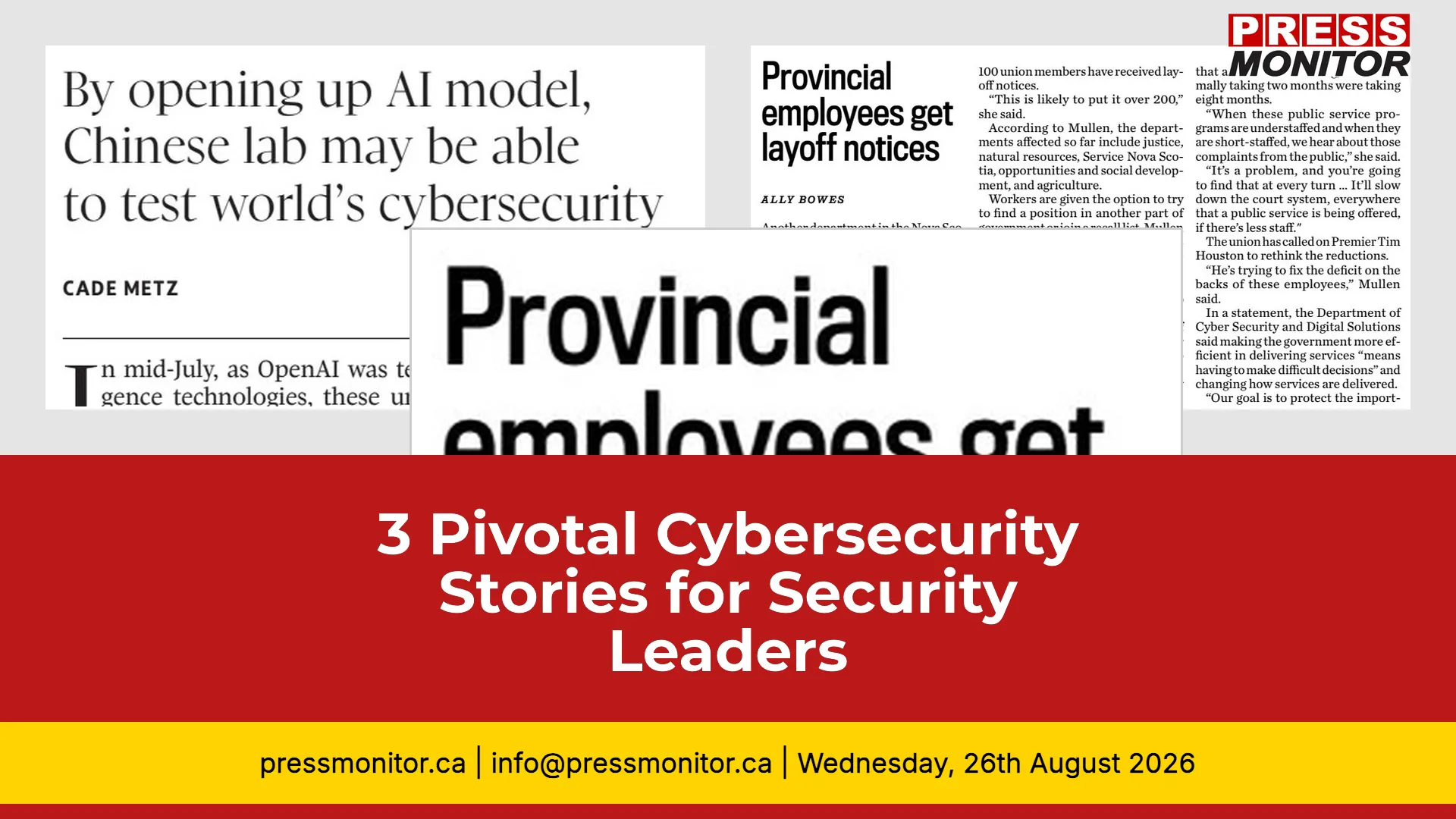 3 Pivotal Cybersecurity Stories for Security Leaders