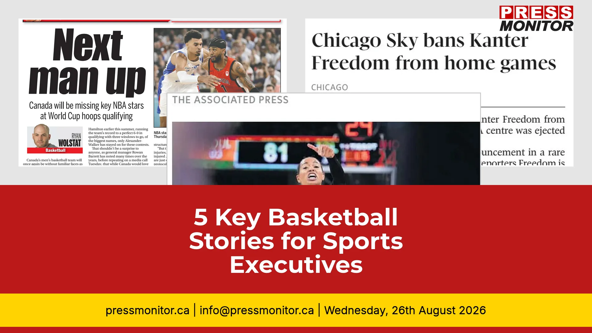 5 Key Basketball Stories for Sports Executives