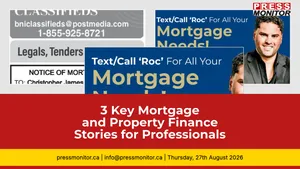 3 Key Mortgage and Property Finance Stories for Canadian Professionals