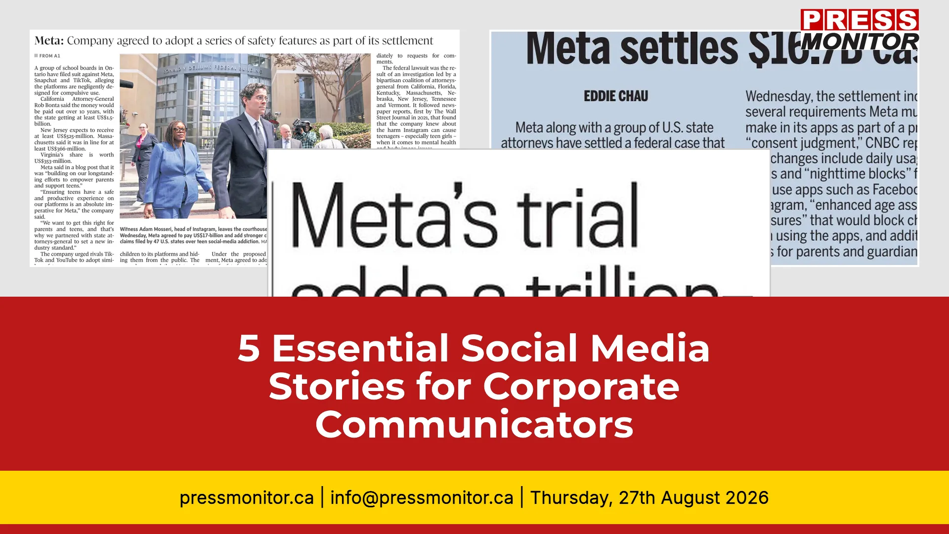 5 Essential Social Media Stories for Corporate Communicators