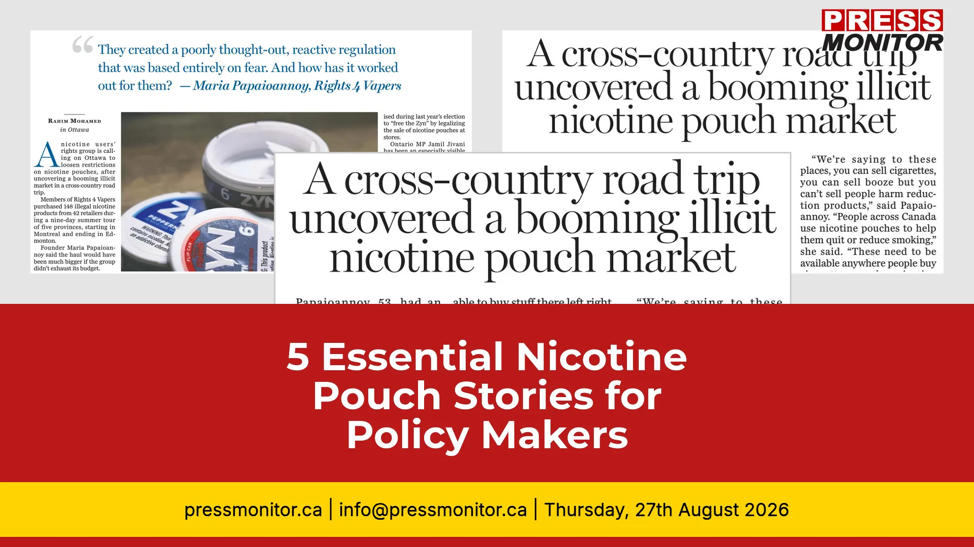 5 Essential Nicotine Pouch Stories for Policy Makers