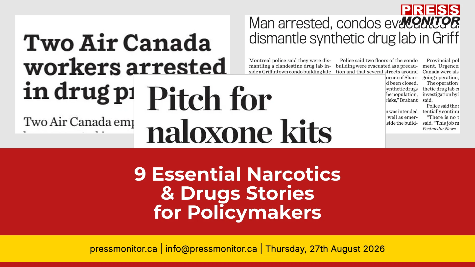 9 Essential Narcotics & Drugs Stories for Policymakers