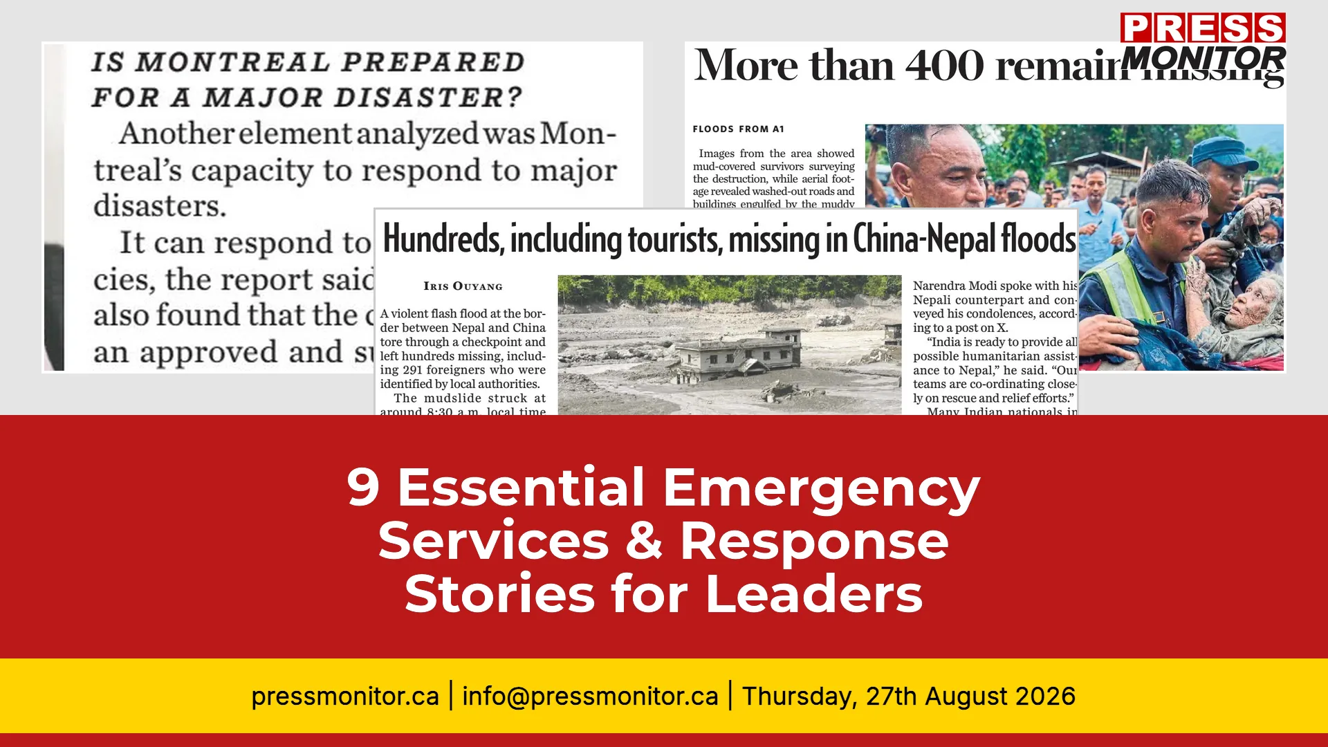 9 Essential Emergency Services & Response Stories for Public Safety Leaders