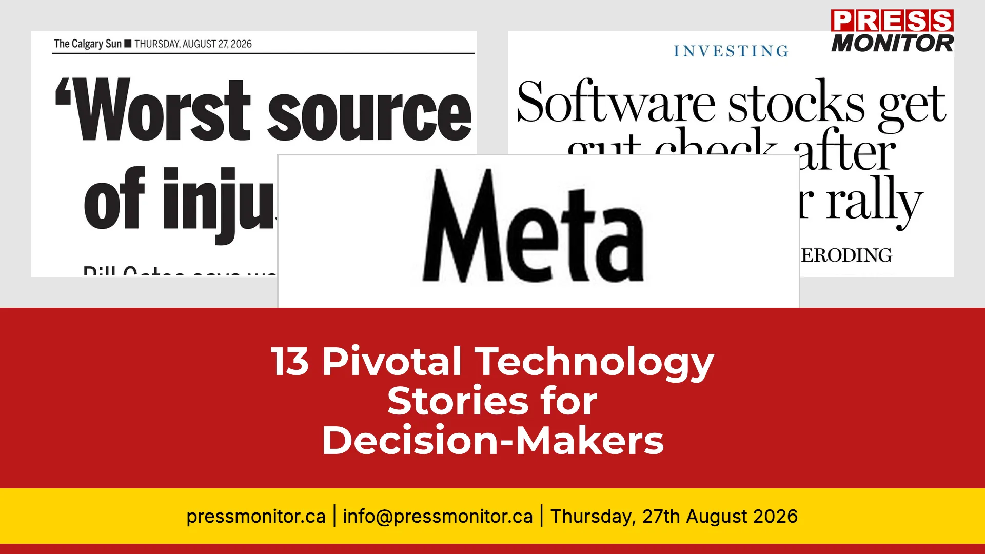13 Pivotal Technology Stories for Decision-Makers
