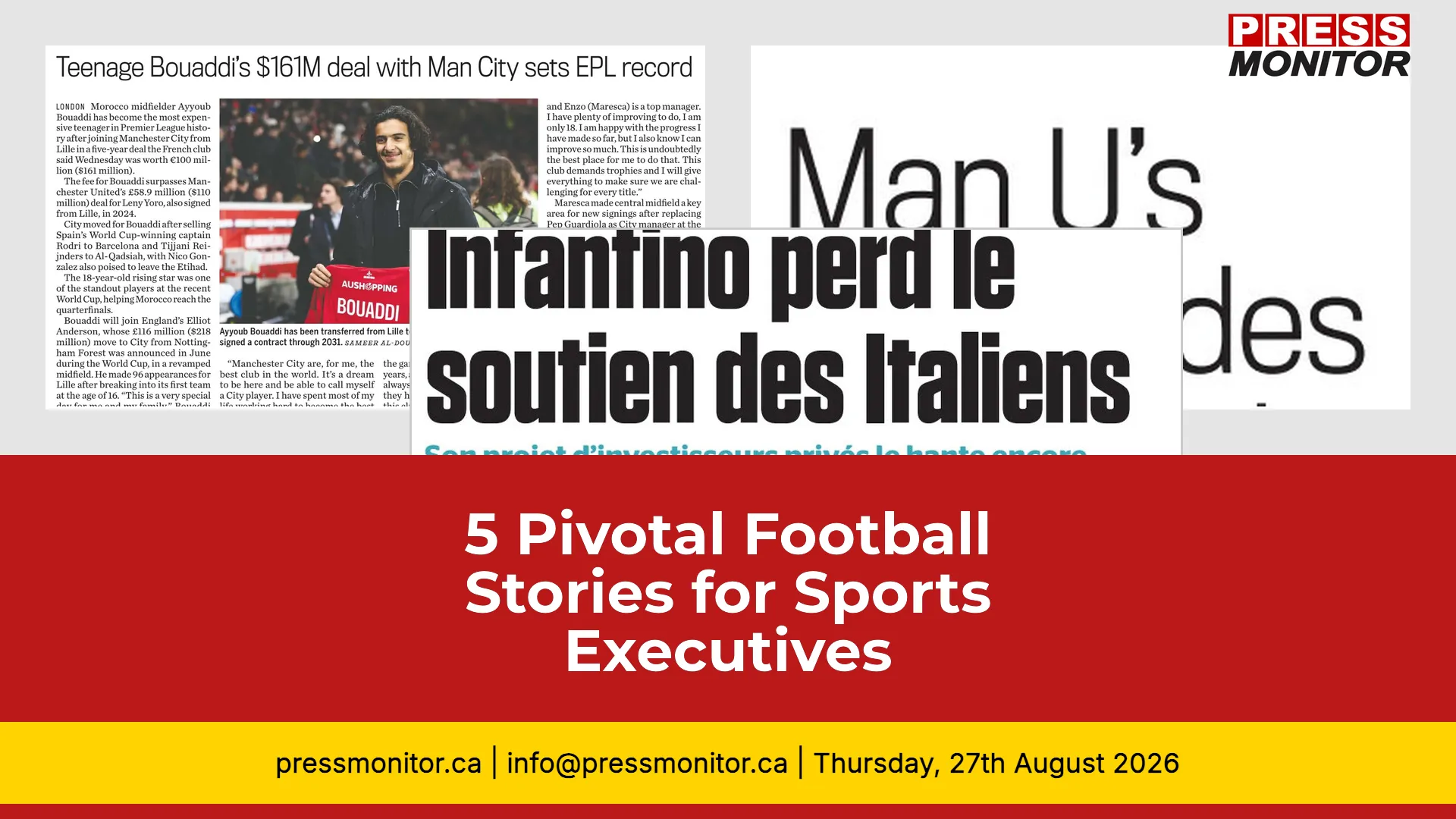5 Pivotal Football Stories for Sports Executives