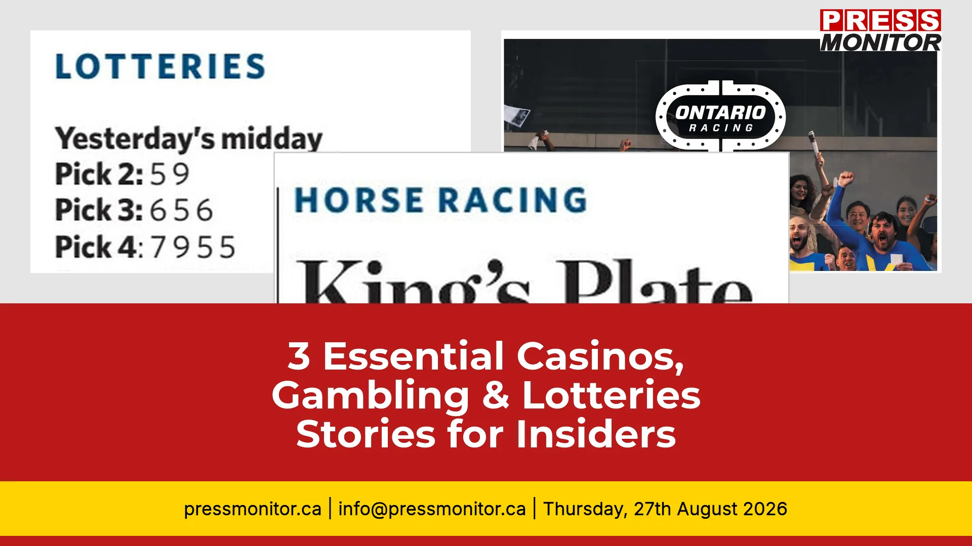 3 Essential Casinos, Gambling & Lotteries Stories for Industry Insiders