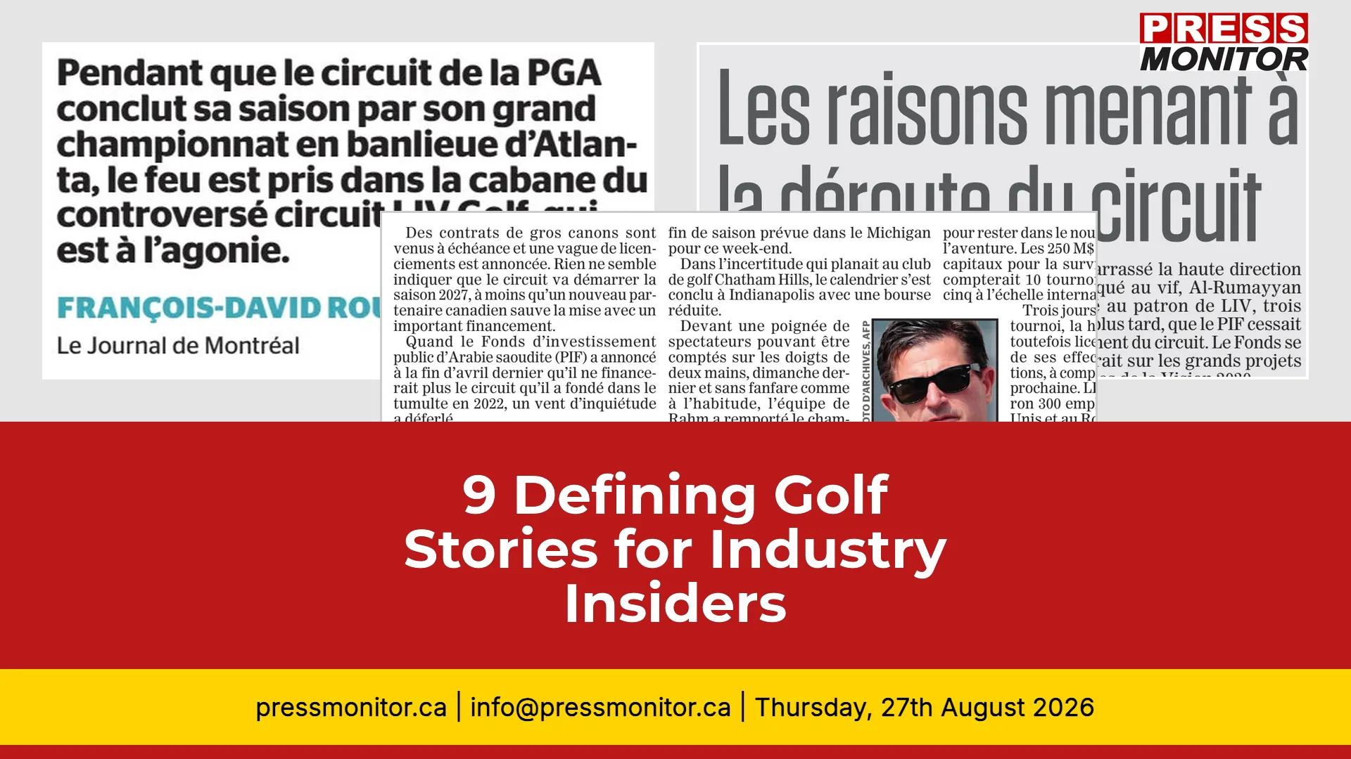 9 Defining Golf Stories for Industry Insiders