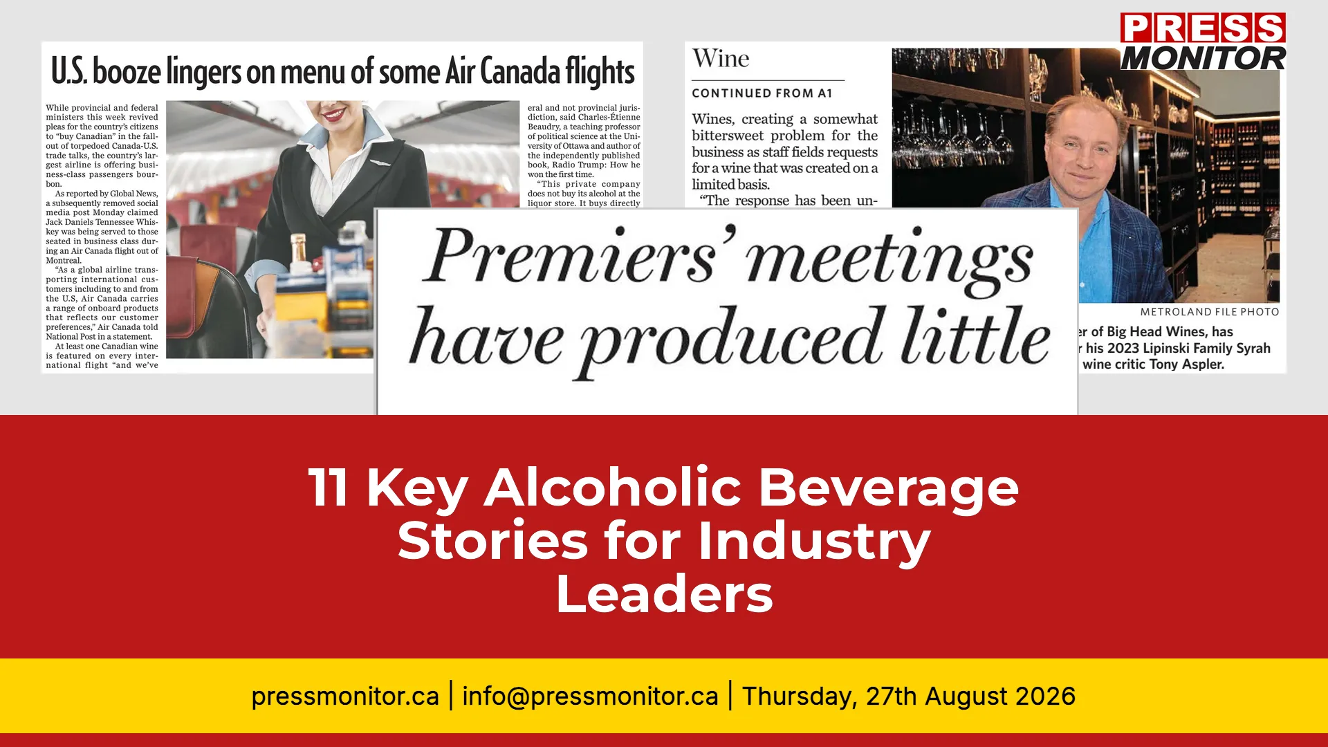 11 Key Alcoholic Beverage Stories for Industry Leaders