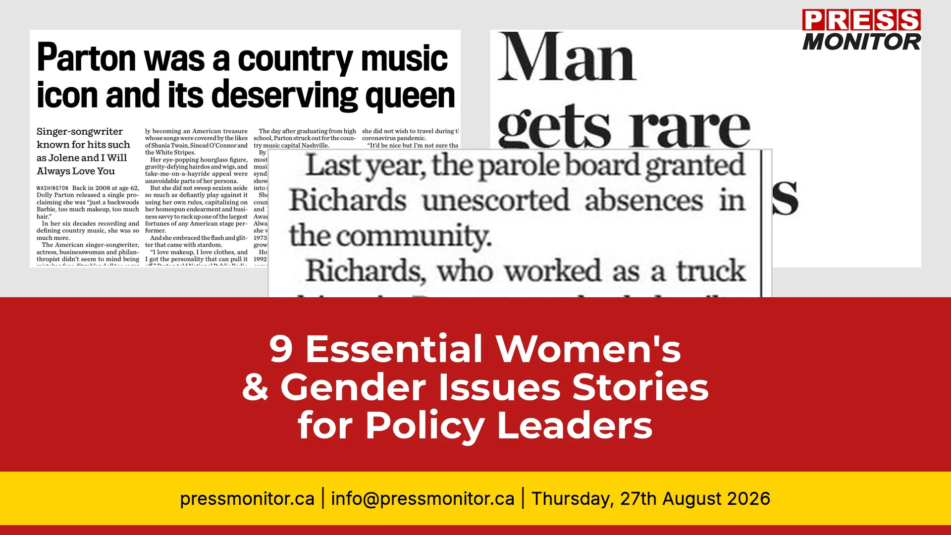 9 Essential Women's & Gender Issues Stories for Policy Leaders