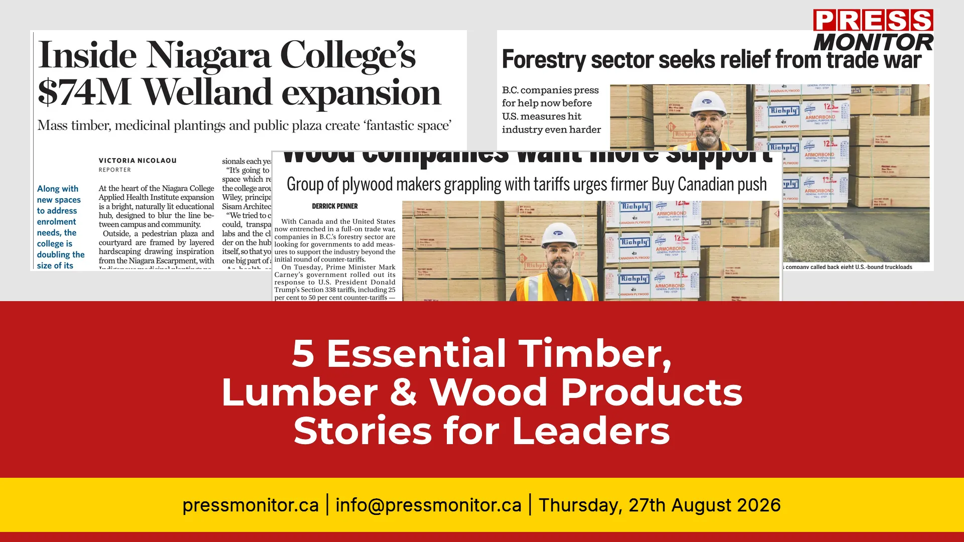 5 Essential Timber, Lumber & Wood Products Stories for Industry Leaders