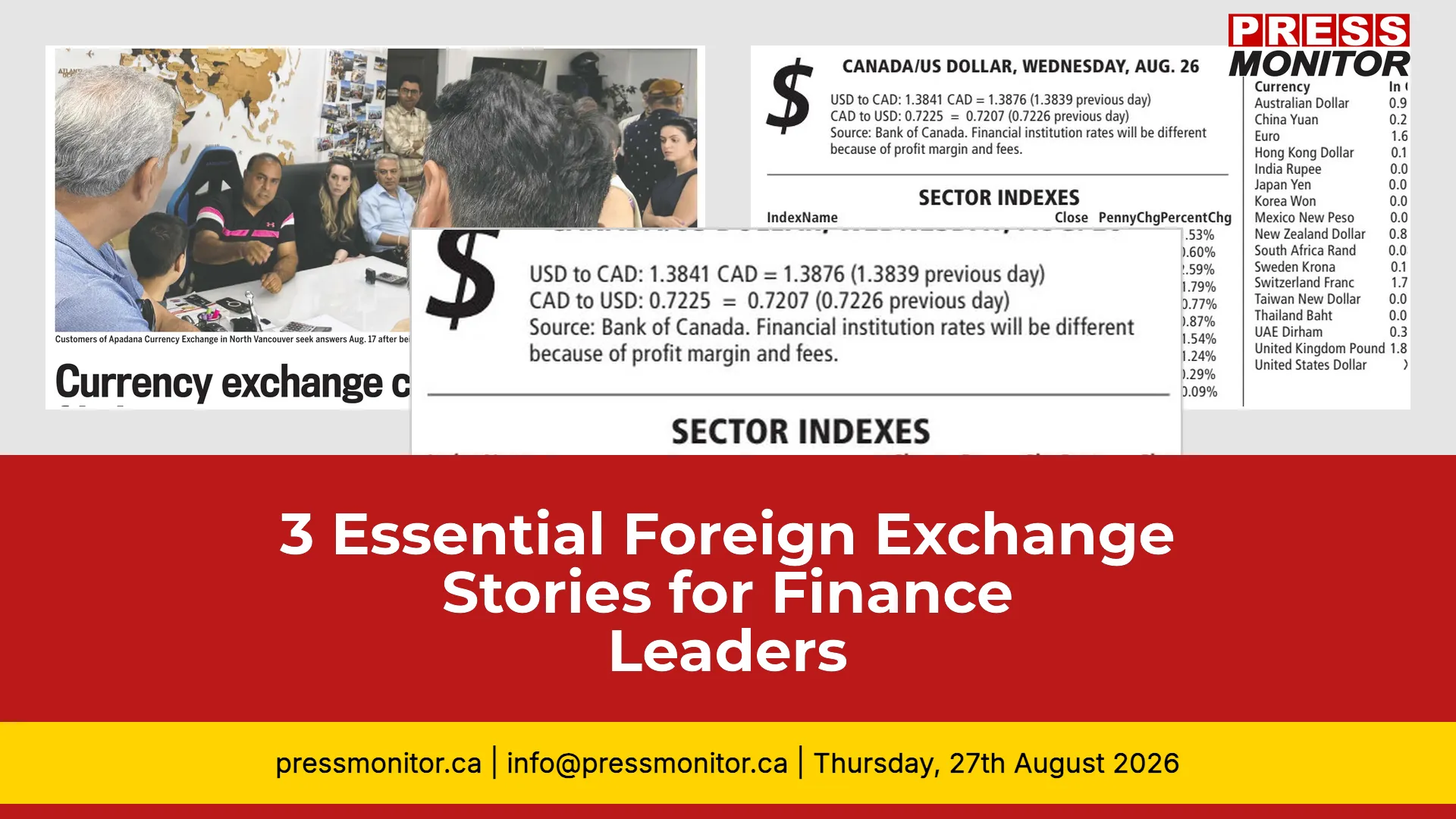 3 Essential Foreign Exchange Stories for Finance Leaders