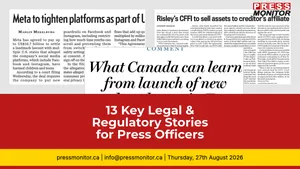 13 Key Legal & Regulatory Stories for Press Officers