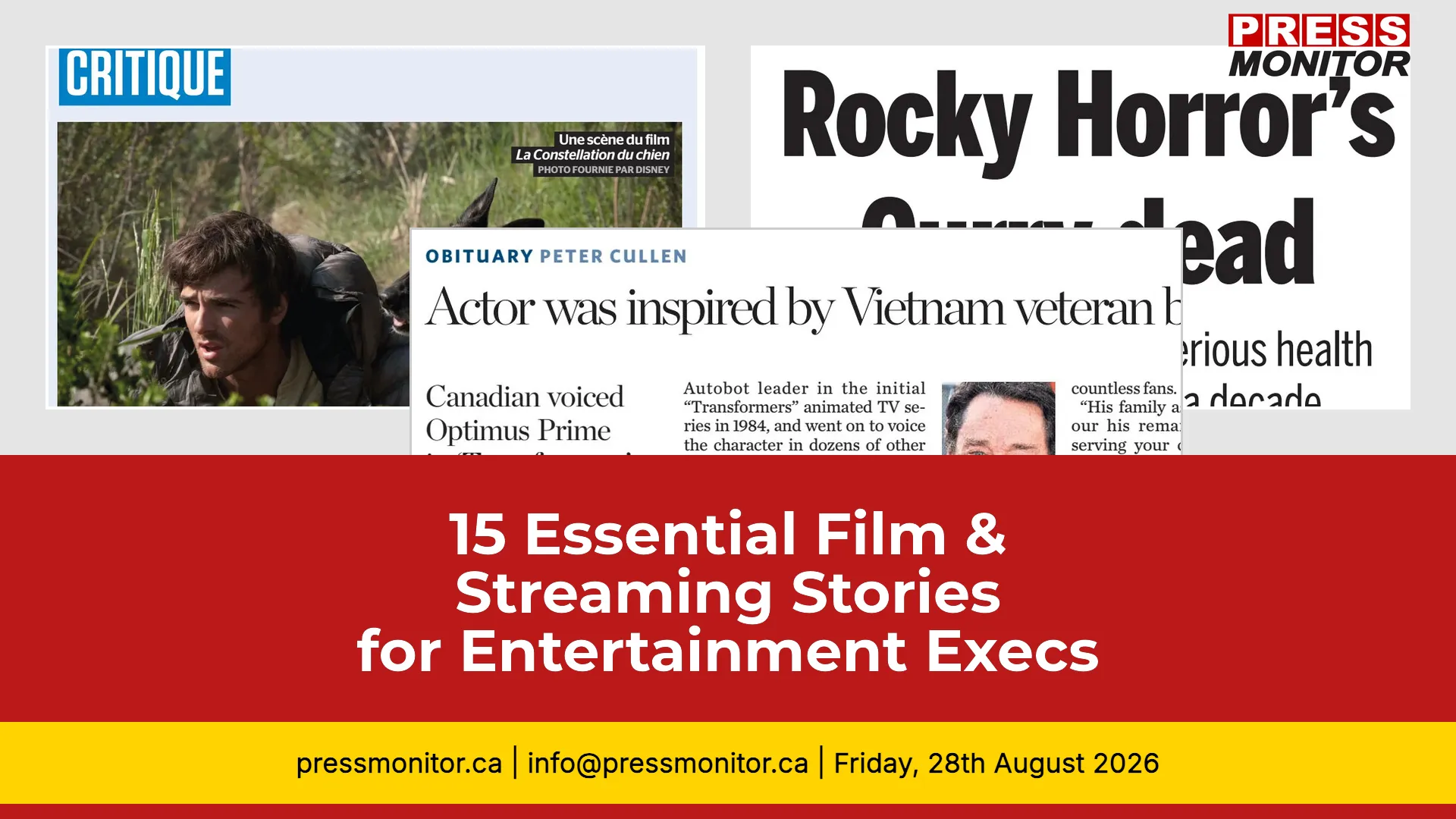 15 Essential Film & Streaming Stories for Entertainment Executives