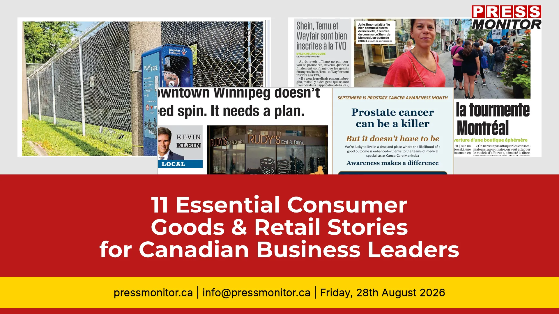 11 Essential Consumer Goods & Retail Stories for Canadian Business Leaders