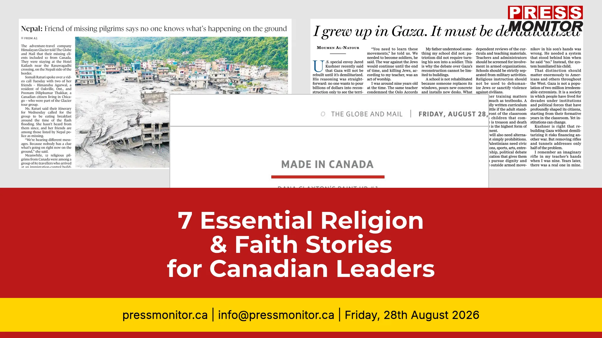 7 Essential Religion & Faith Stories for Canadian Leaders