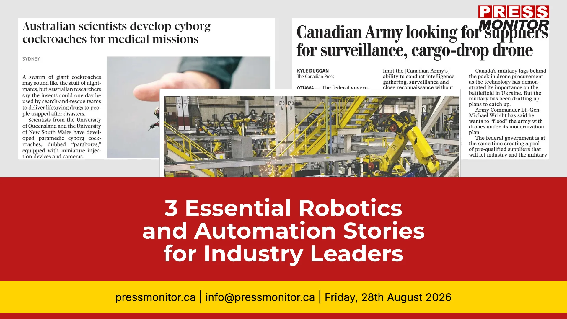 3 Essential Robotics and Automation Stories for Industry Leaders