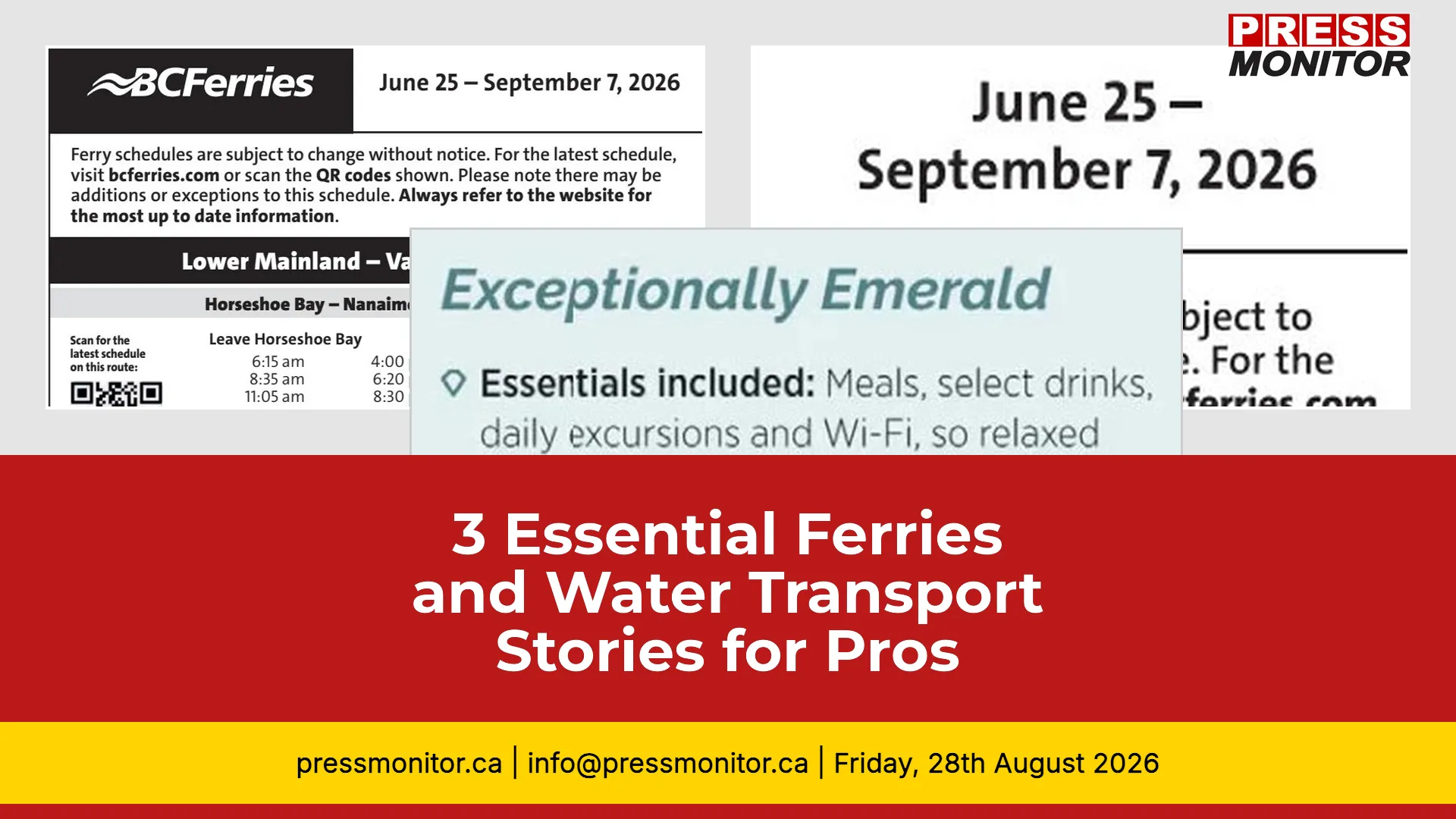 3 Essential Ferries & Water Transport Stories for Transportation Pros