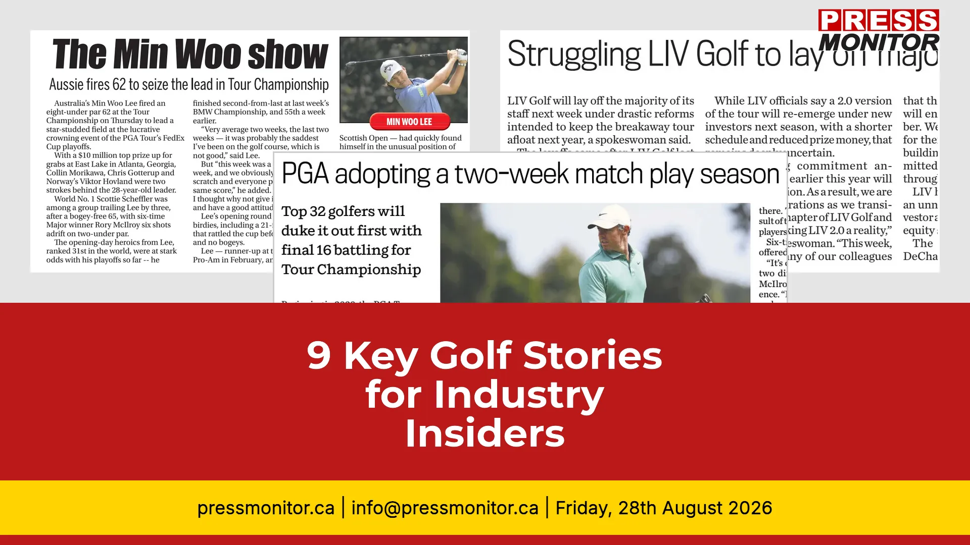9 Key Golf Stories for Industry Insiders