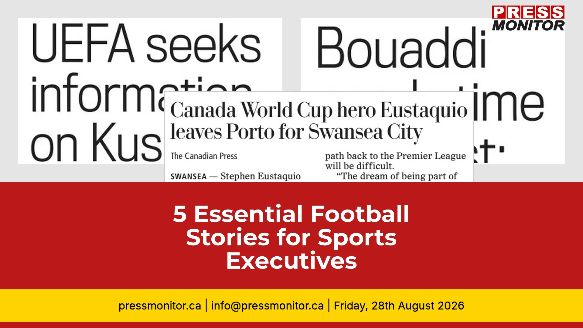 5 Essential Football Stories for Sports Executives