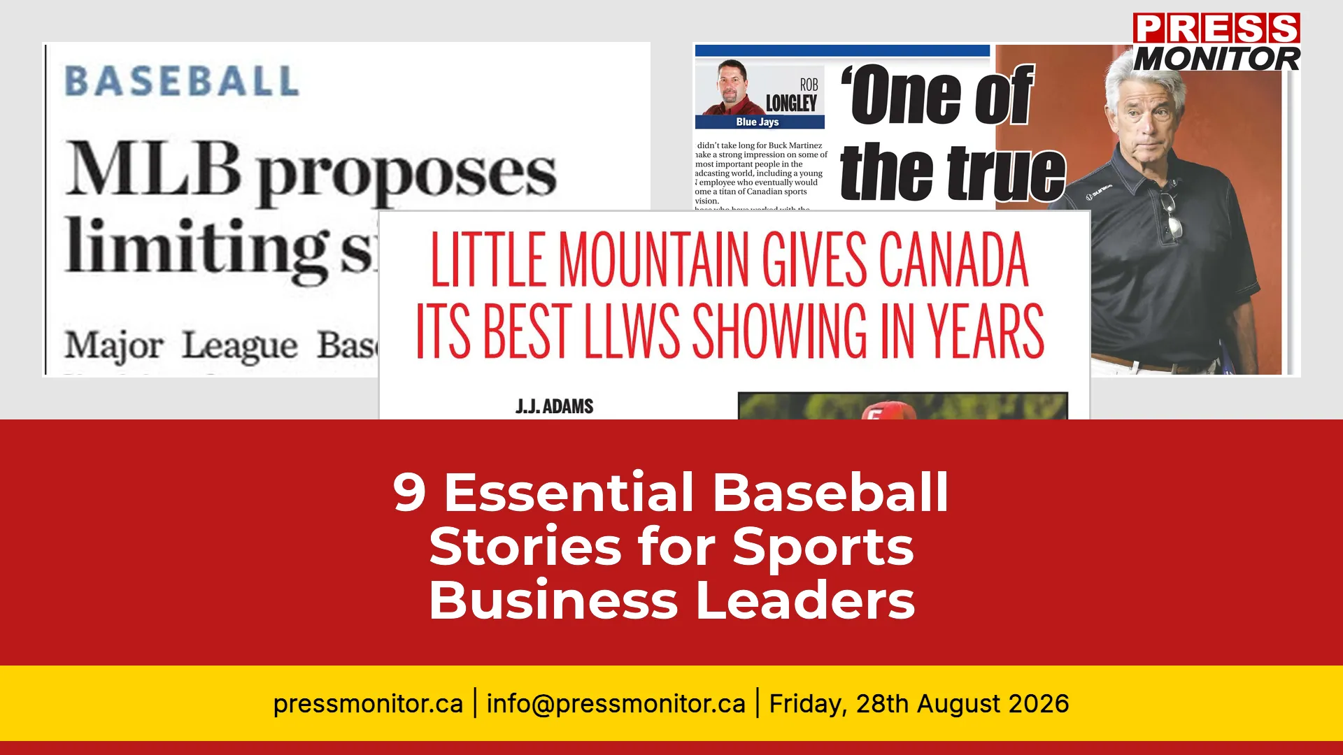 9 Essential Baseball Stories for Sports Business Leaders