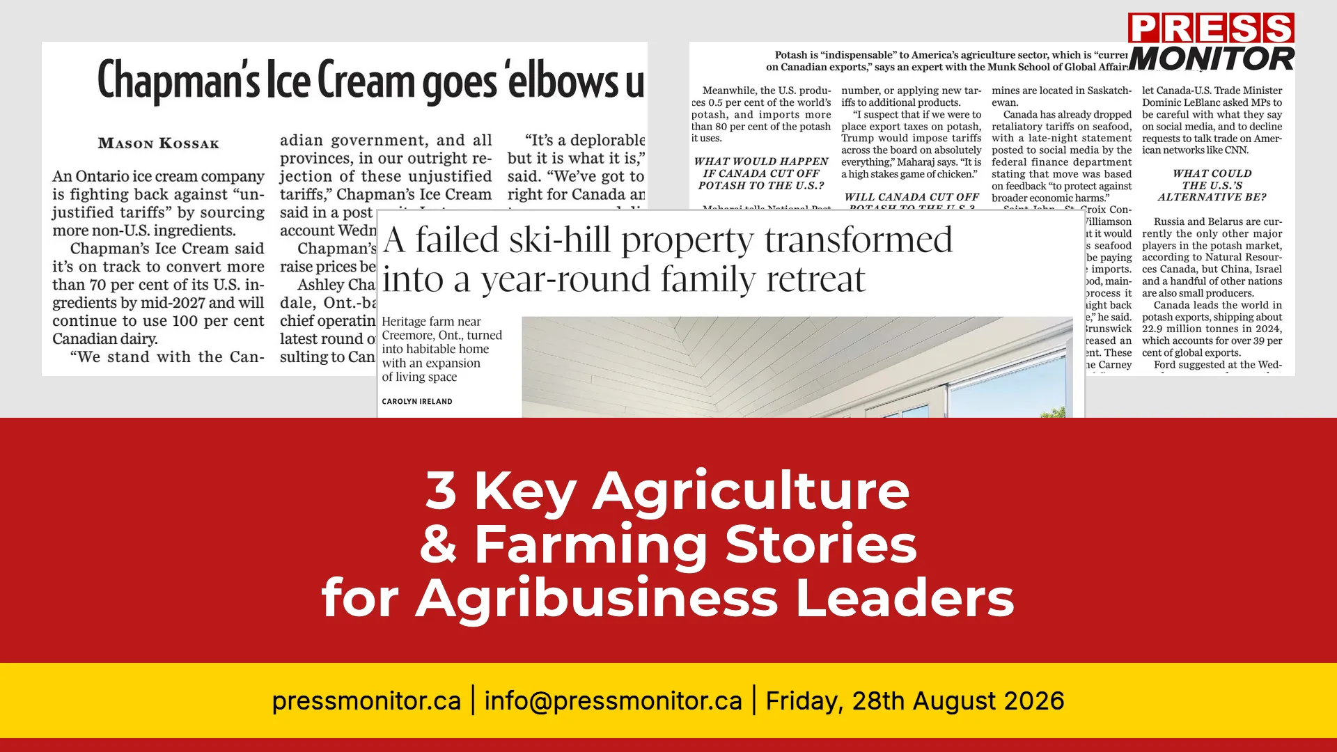 3 Key Agriculture & Farming Stories for Agribusiness Leaders