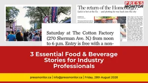 3 Essential Food & Beverage Stories for Industry Professionals