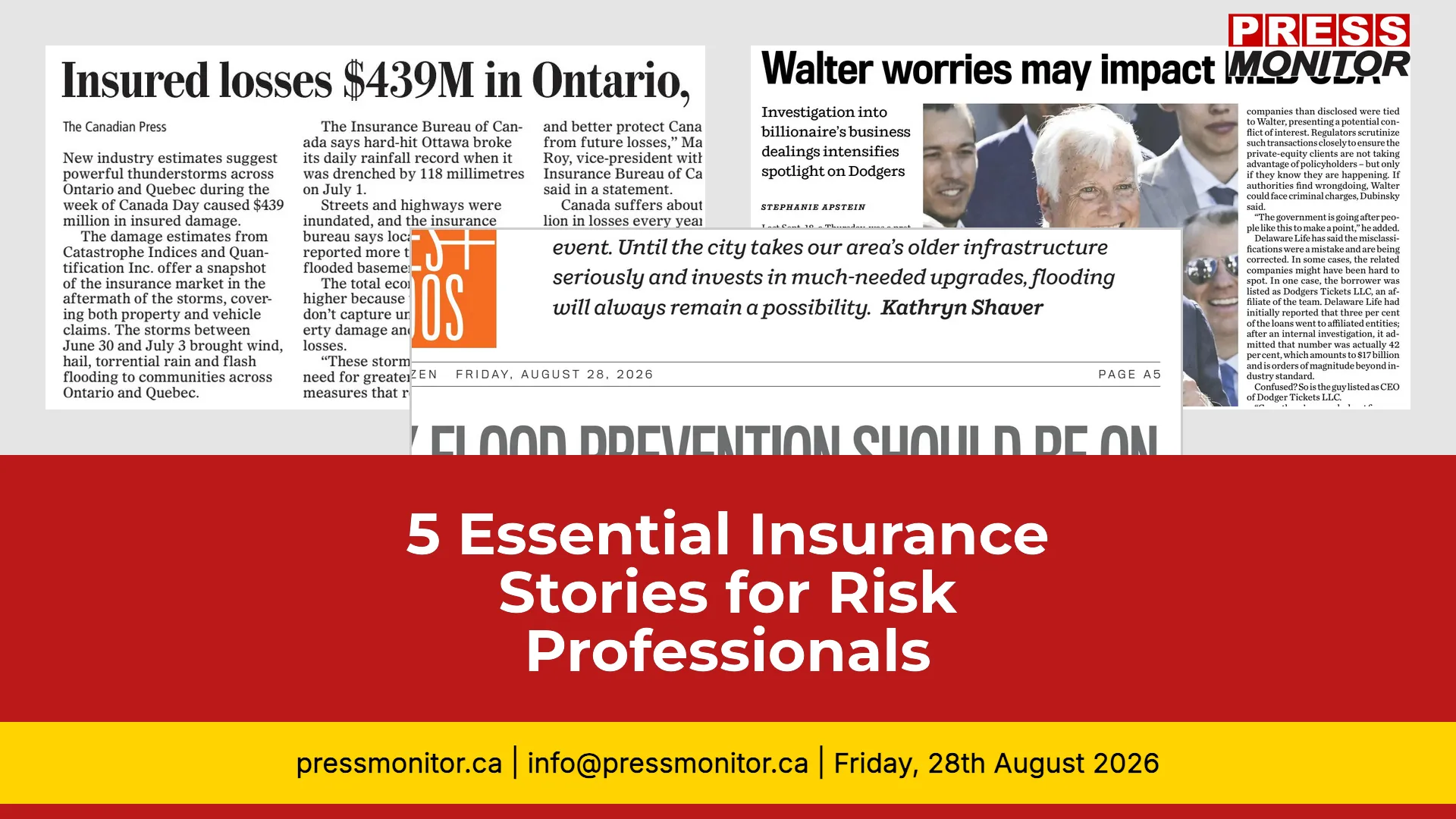 5 Essential Insurance Stories for Risk Professionals