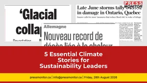 5 Essential Climate Stories for Sustainability Leaders