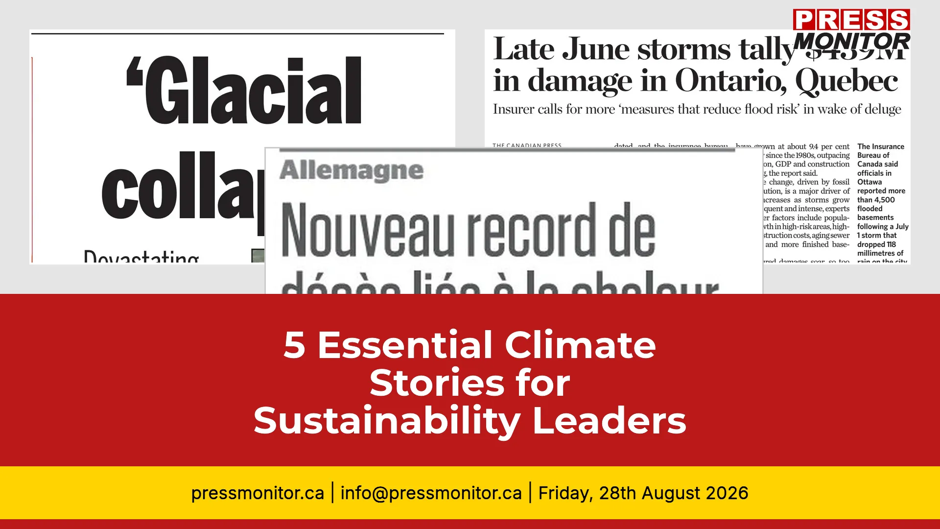 5 Essential Climate Stories for Sustainability Leaders