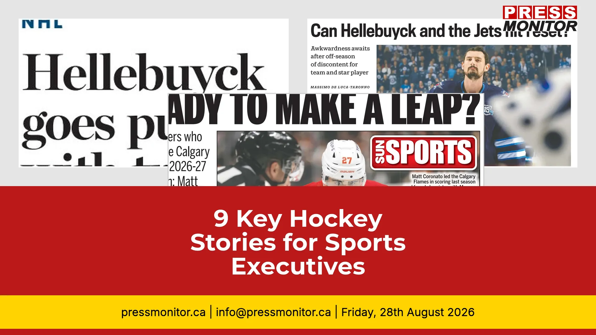 9 Key Hockey Stories for Sports Executives
