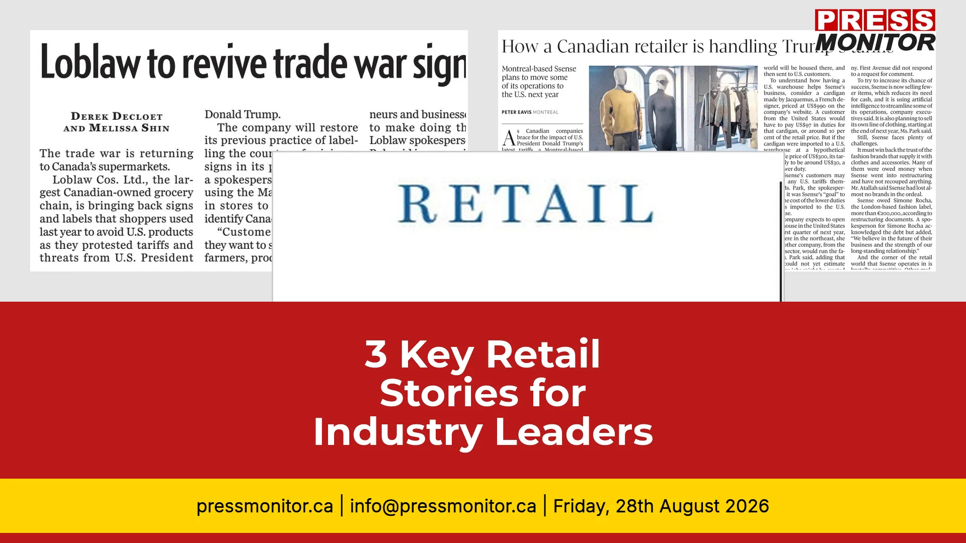 3 Key Retail Stories for Industry Leaders