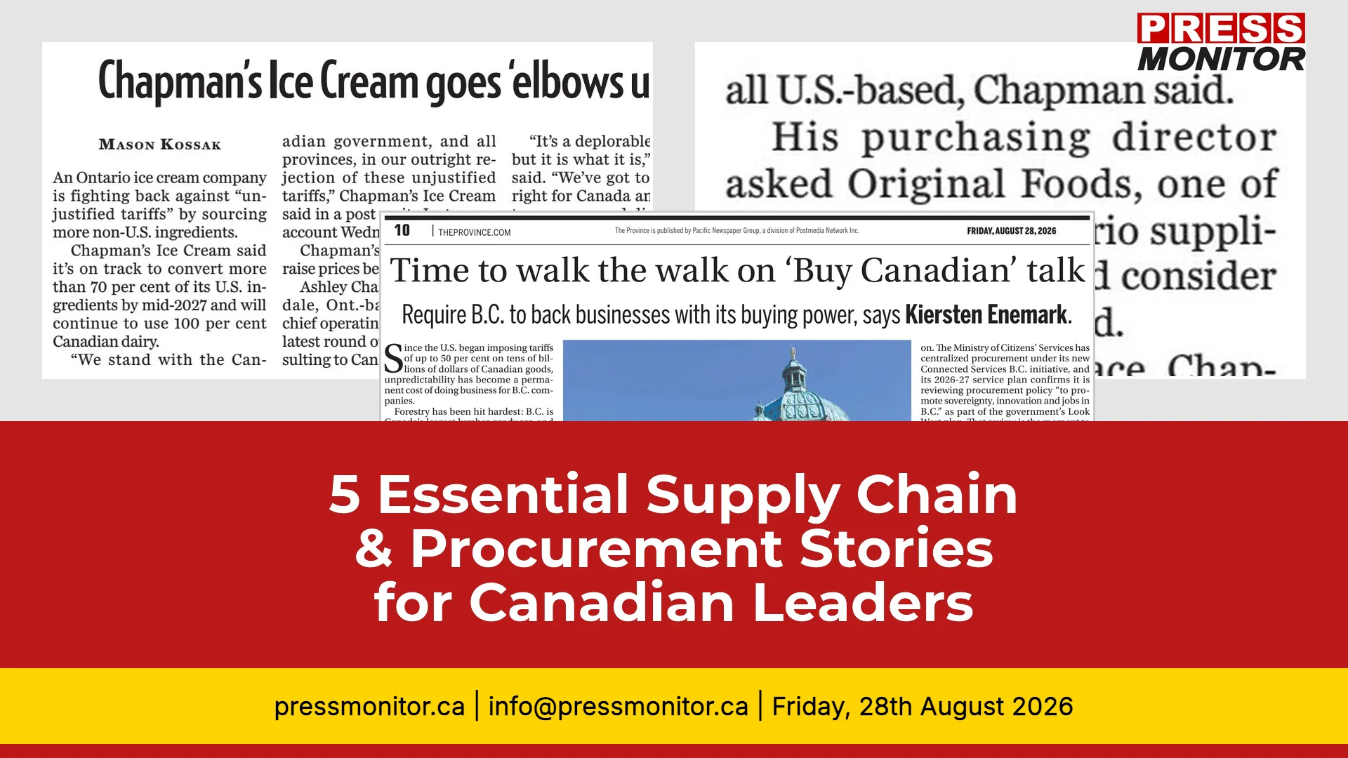 5 Essential Supply Chain & Procurement Stories for Canadian Leaders