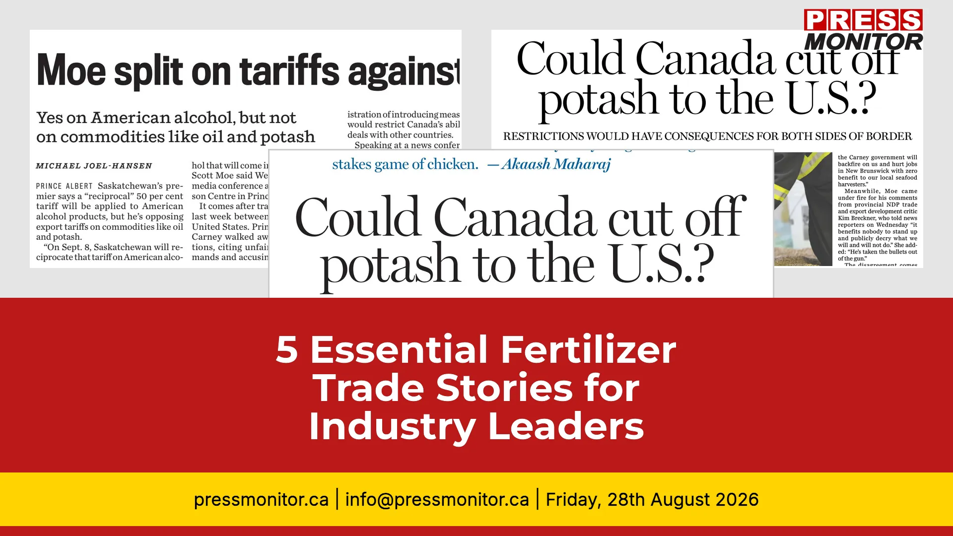 5 Essential Fertilizer Trade Stories for Industry Leaders