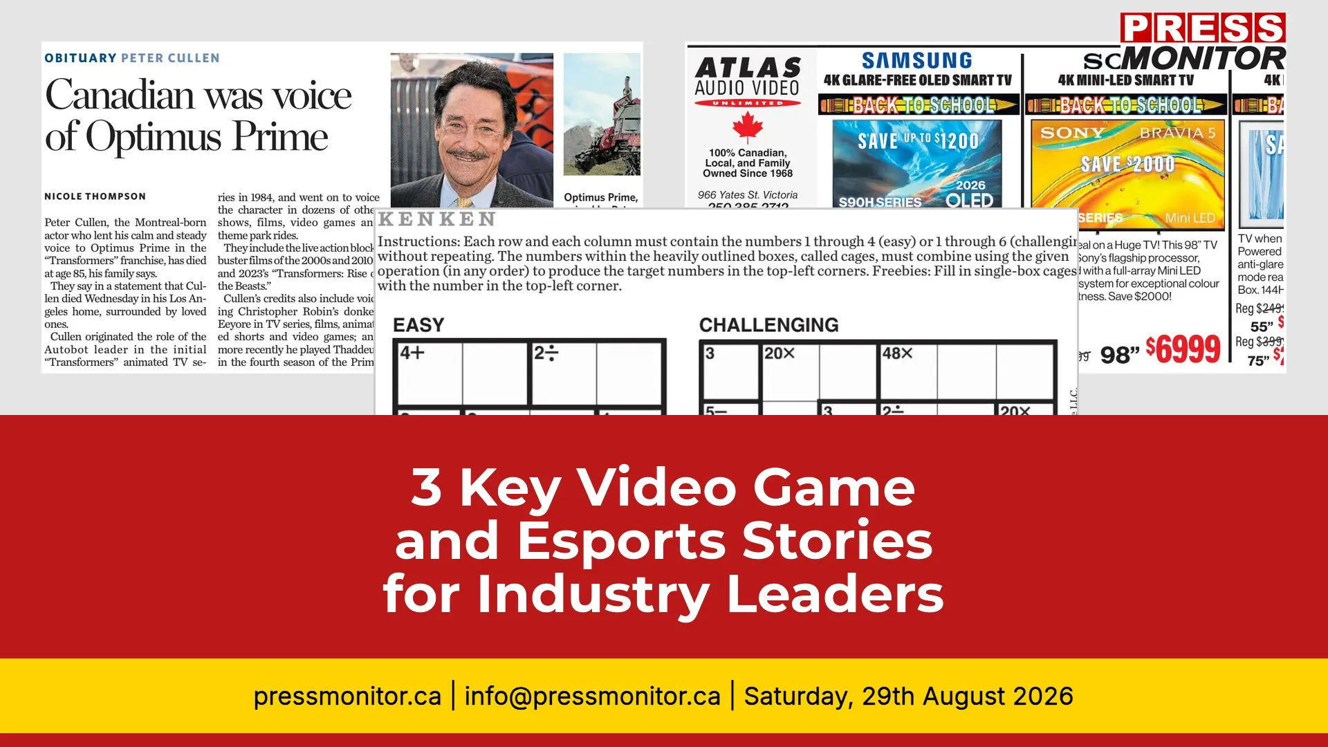 3 Key Video Game & Esports Stories for Industry Leaders