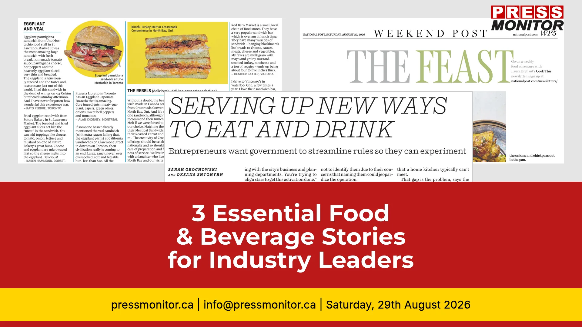 3 Essential Food & Beverage Stories for Industry Leaders