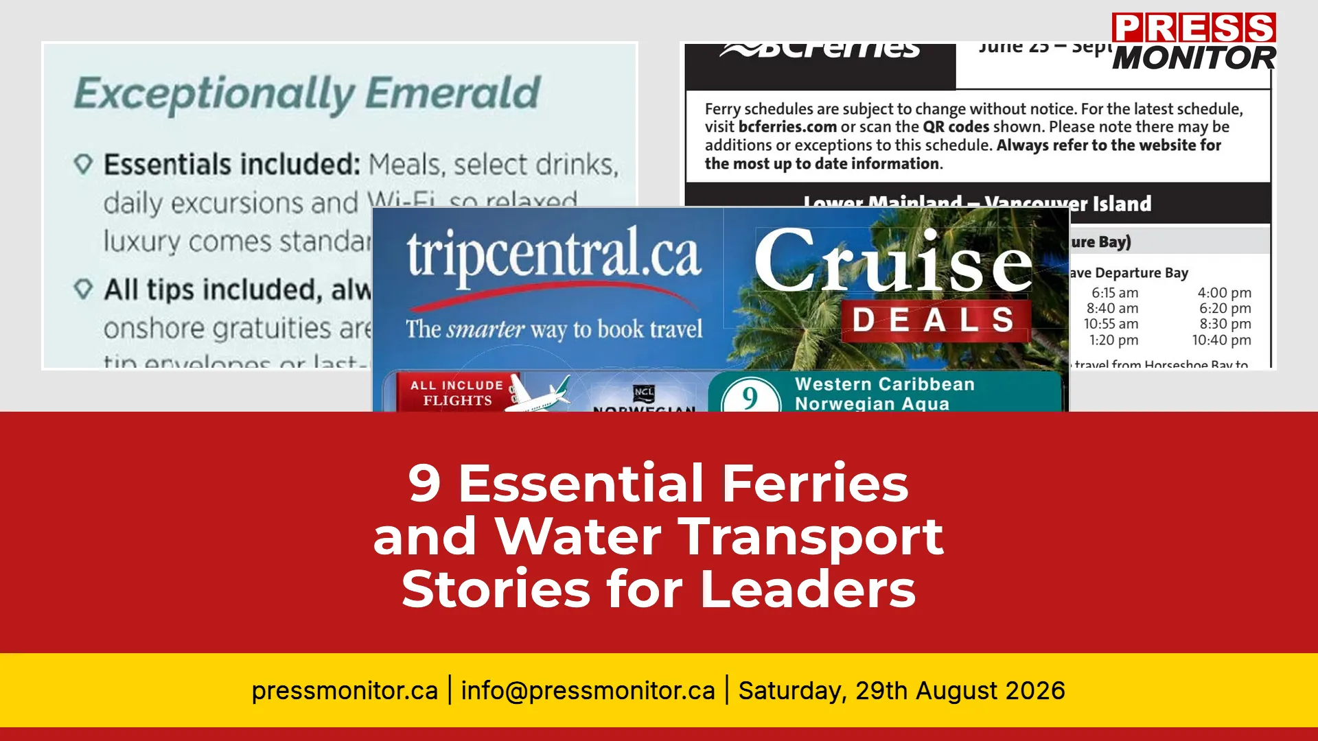 9 Essential Ferries & Water Transport Stories for Industry Leaders