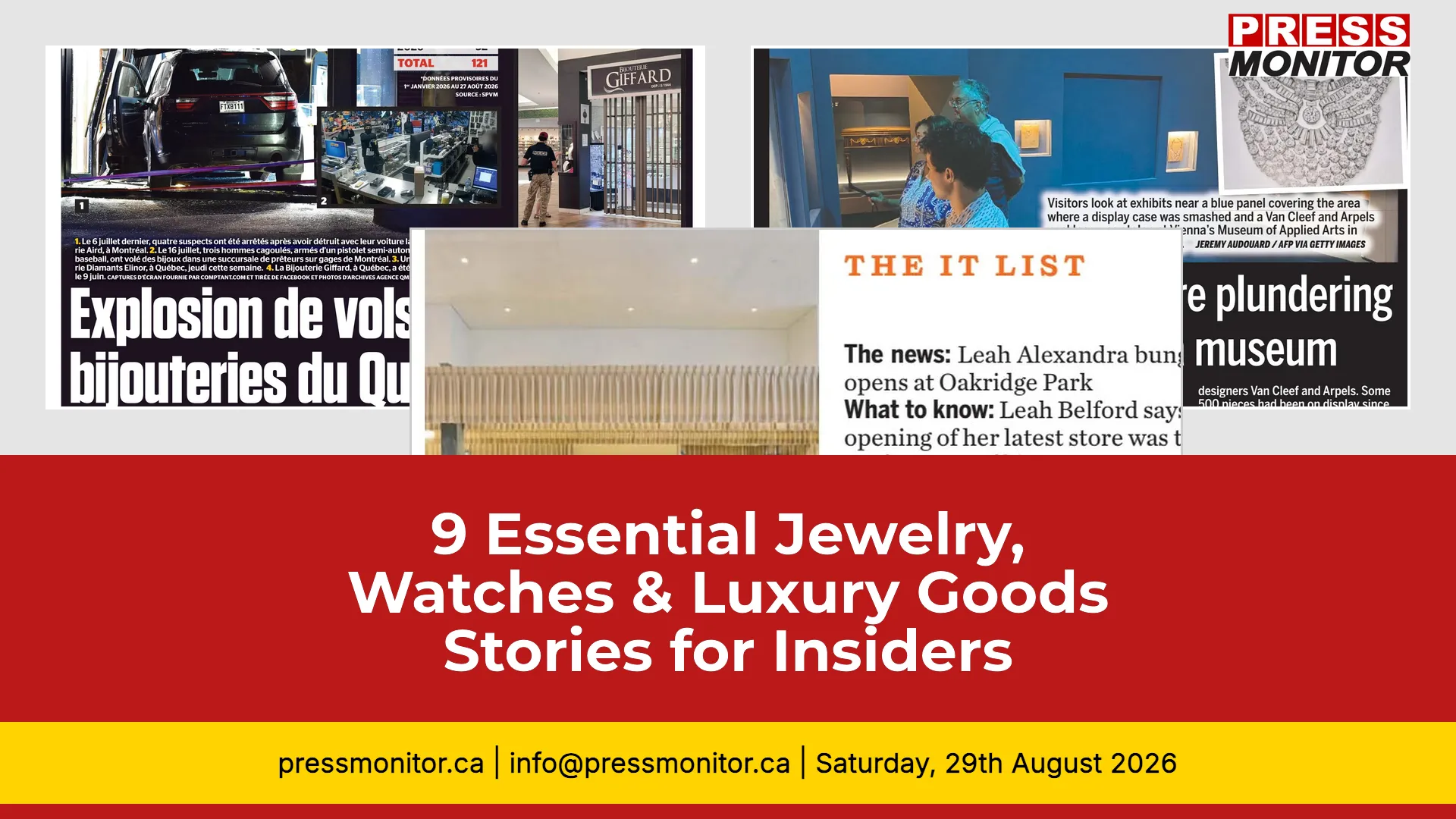 9 Essential Jewelry, Watches & Luxury Goods Stories for Industry Insiders