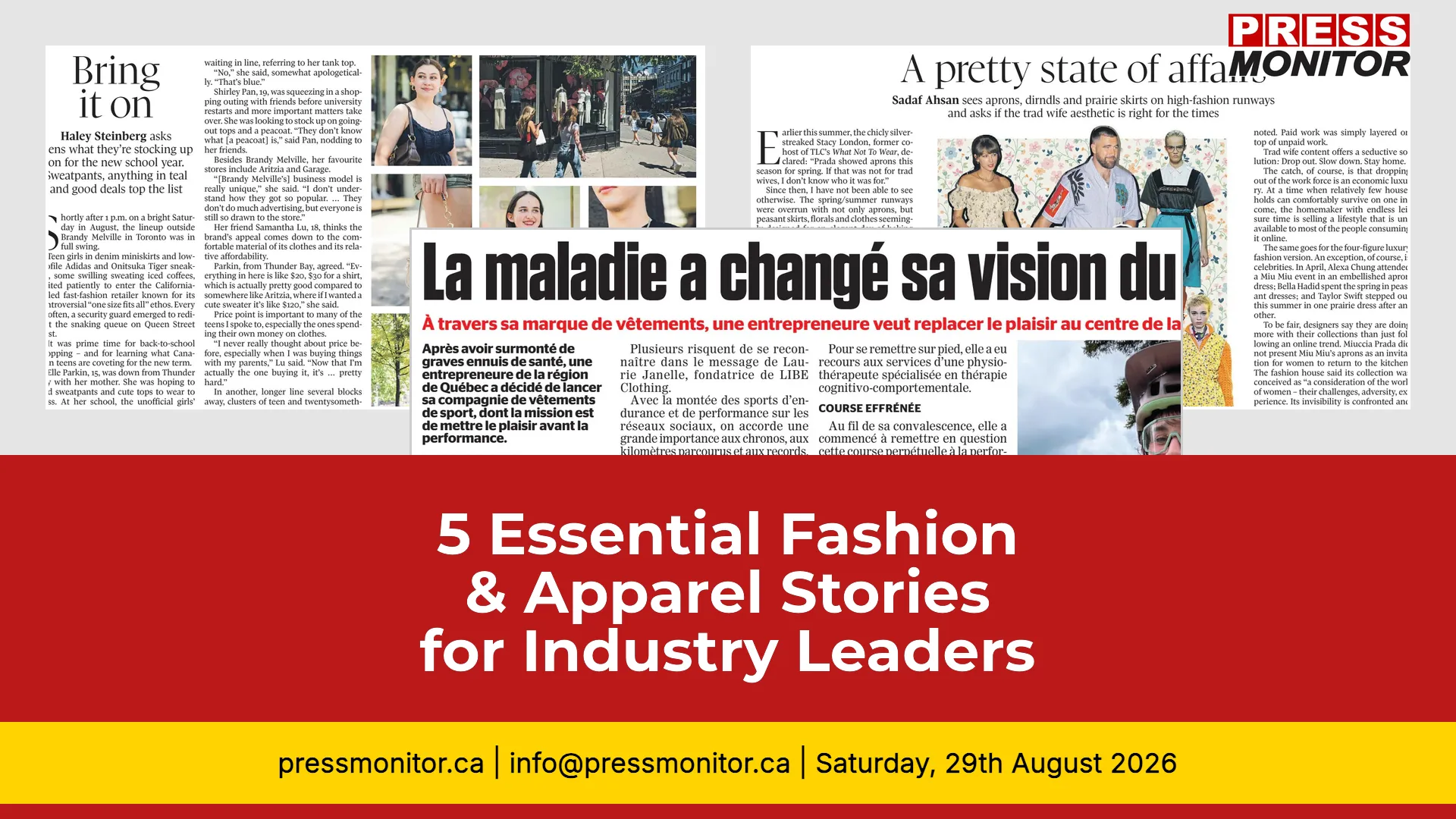 5 Essential Fashion & Apparel Stories for Industry Leaders