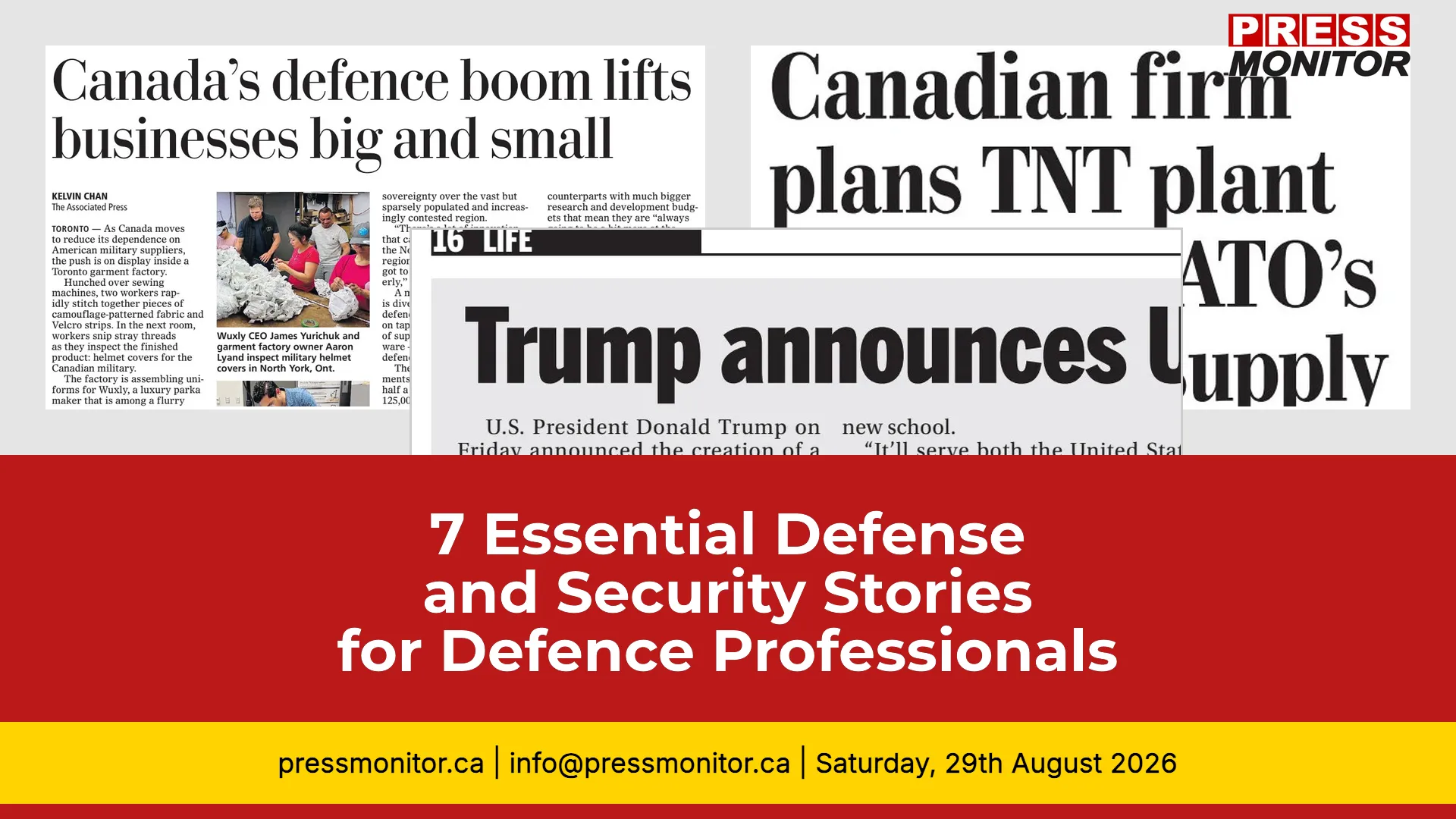 7 Essential Defense and Security Stories for Defence Professionals