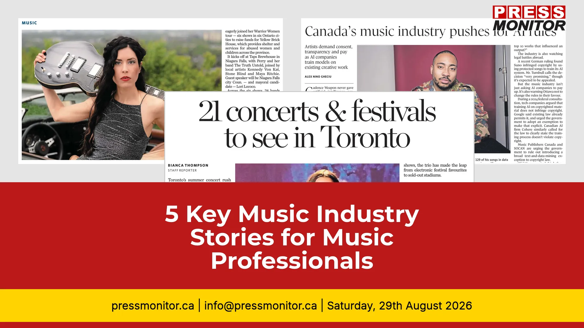 5 Key Music Industry Stories for Music Professionals