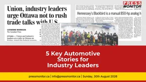 5 Key Automotive Stories for Industry Leaders