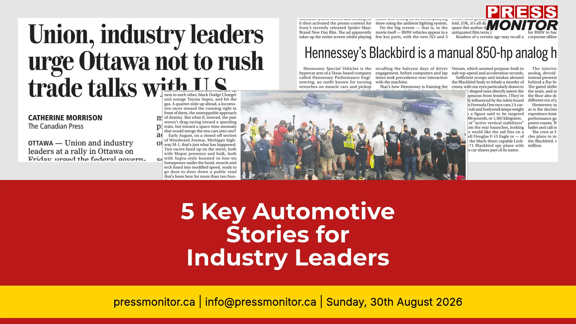 5 Key Automotive Stories for Industry Leaders